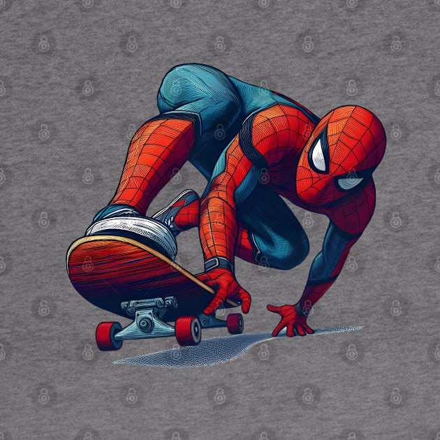 Unleash the Edge: Captivating Anti-Hero Skateboard Art Prints for a Modern and Rebellious Ride! by insaneLEDP